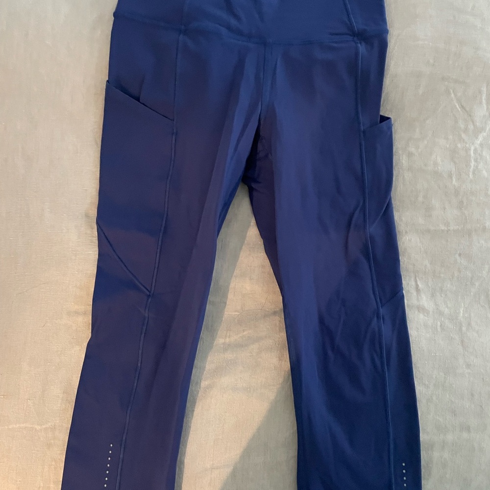 Lululemon Fast and Free Reflective High-Rise Crop 19"